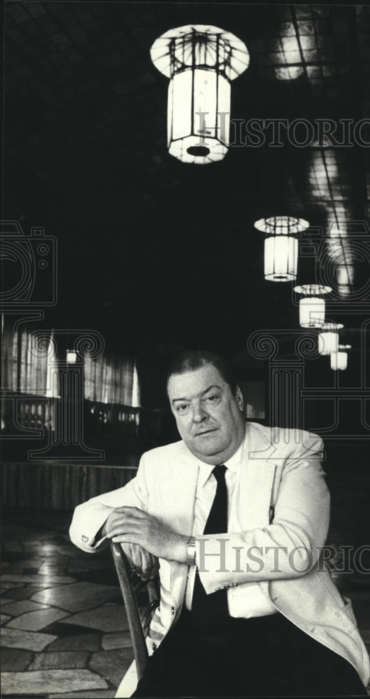 1980, George Ruedi, bellhop at the Plankinton Hotel in Milwaukee, WI - Historic Images
