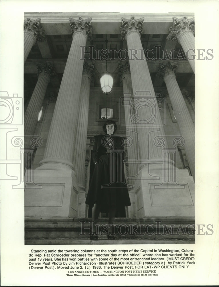 1986 Pat Schroeder, Representative from Colorado in Washington, D.C. - Historic Images