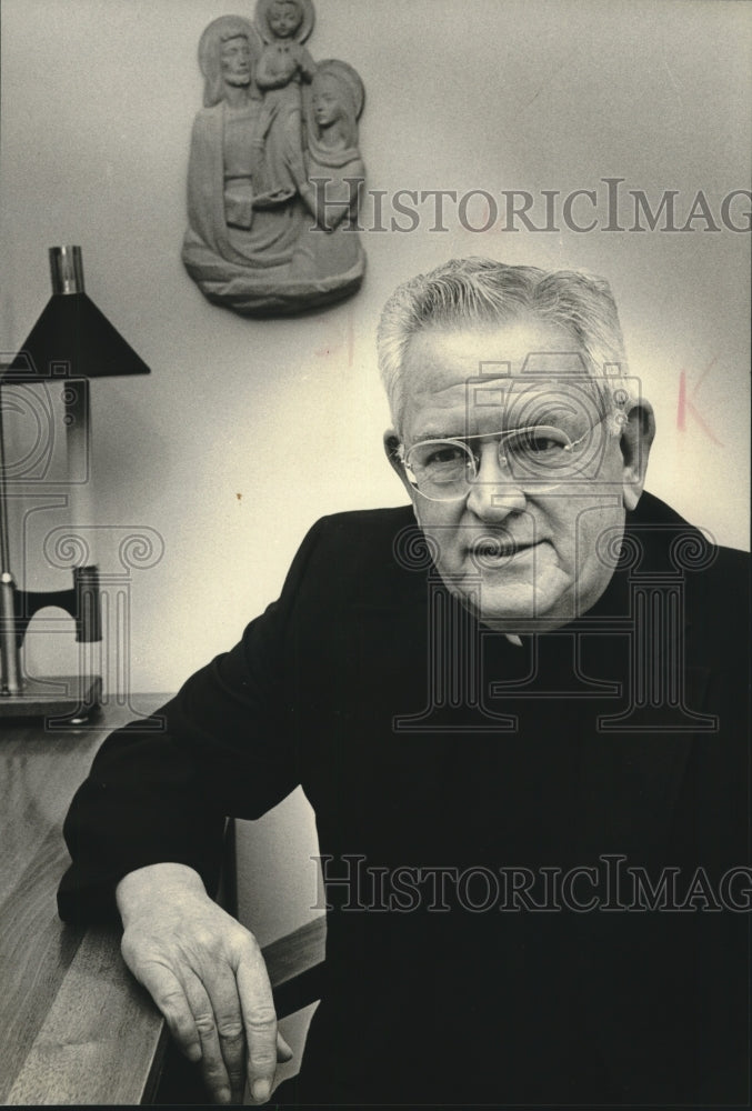 1980, Father, Msgr. William Schult - mjc20708 - Historic Images