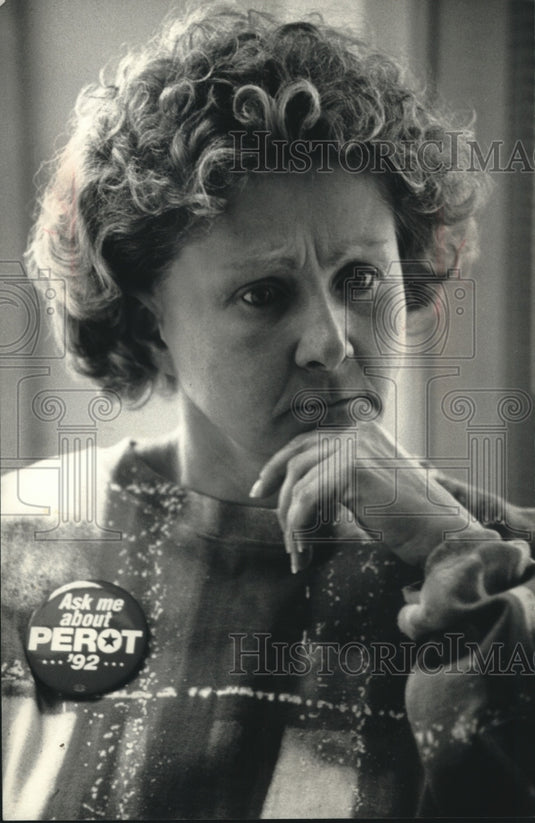 1992, Cindy Schultz, Ross Perot's Wisconsin Coordinator - mjc20711 - Historic Images