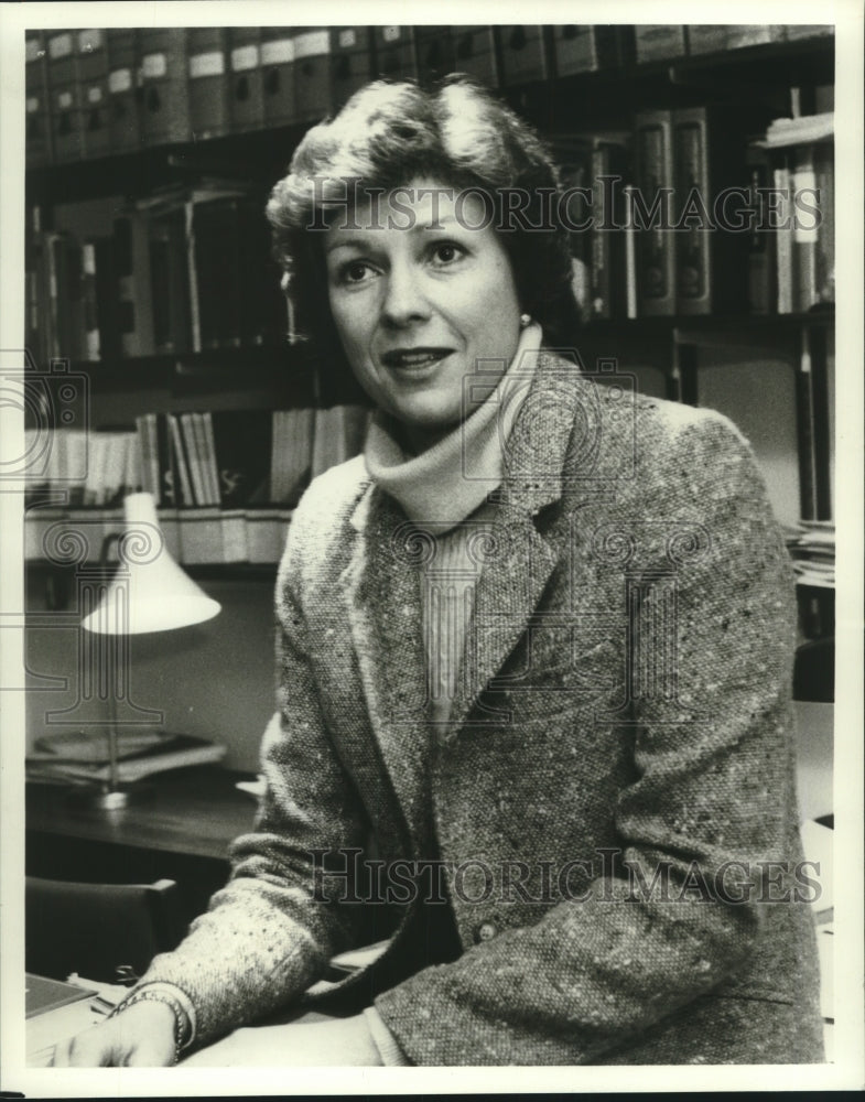 Press Photo Patricia Schreiner-Engel Psychologist in her office at Mount Sinai. - Historic Images