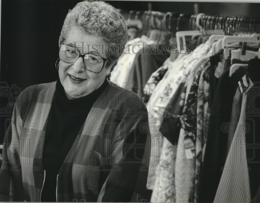 1995 Ann Wasser, owner of Segall&#39;s Special Clothing, Milwaukee - Historic Images