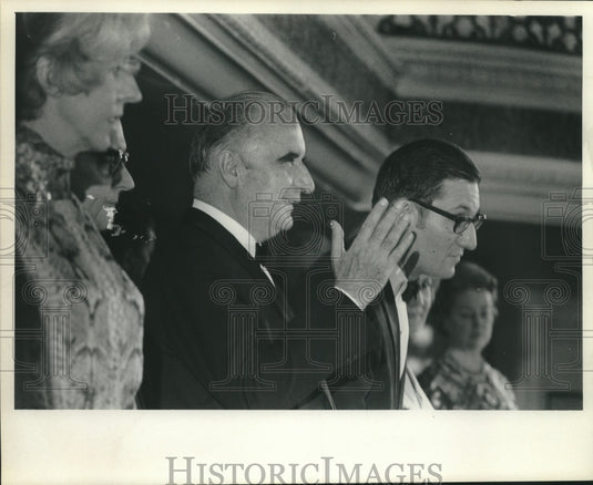 1970 Press Photo Georges Pompidou and wife and others - mjc20898-Historic Images