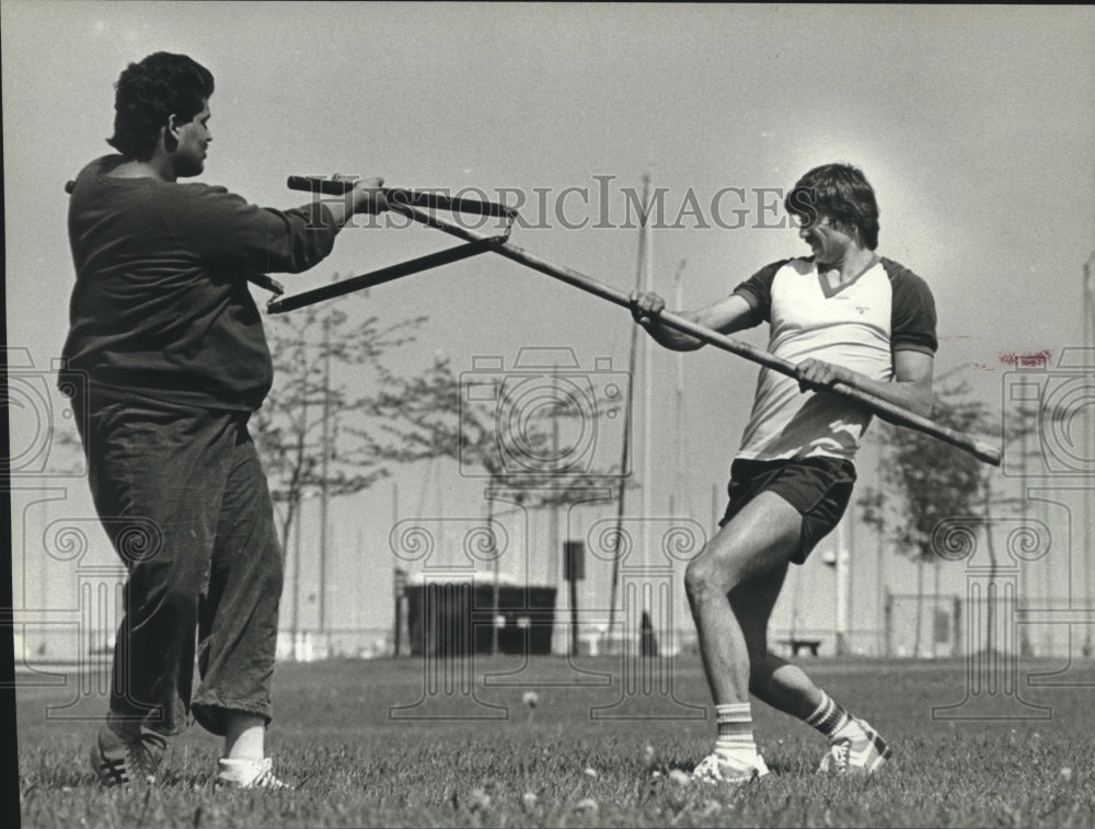 1982 Ramond Rivera, Josip Matic compare Kung Fun &amp; Karate techniques - Historic Images
