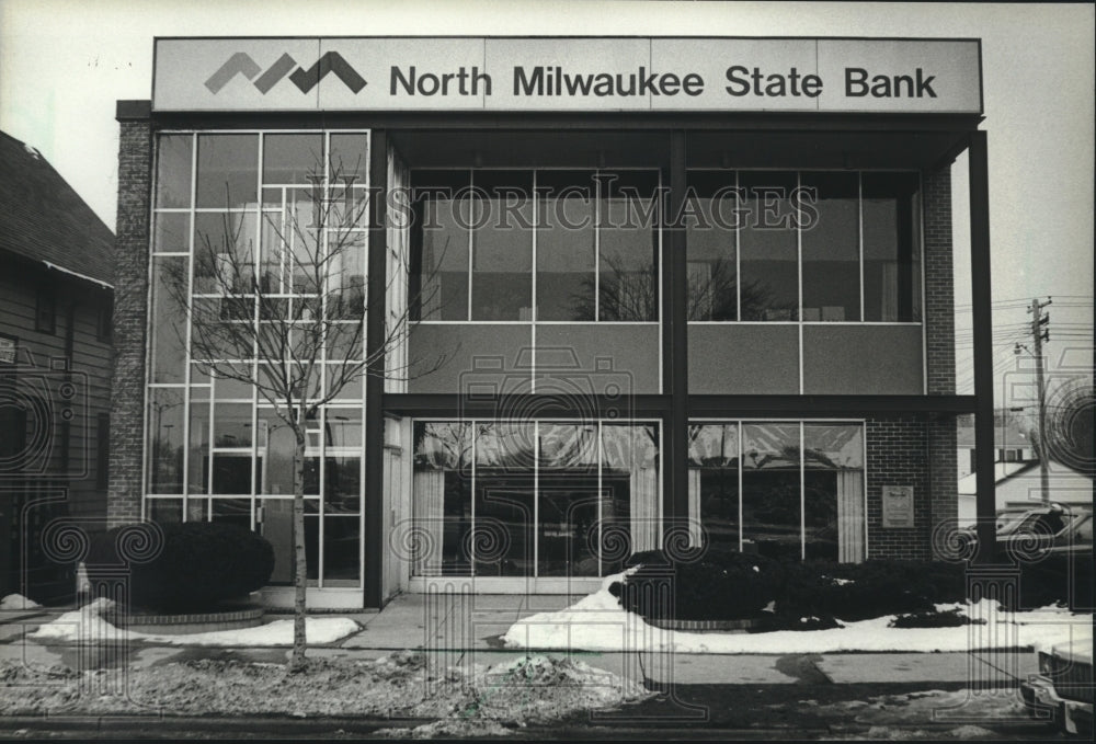 1983 Press Photo The North Milwaukee State Bank, Wisconsin - mjc21040 - Historic Images
