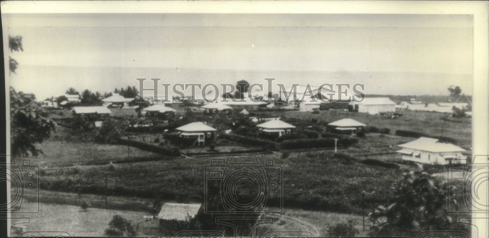 1942 Press Photo View of Houses in Lae, Papua New Guinea - mjc21138 - Historic Images