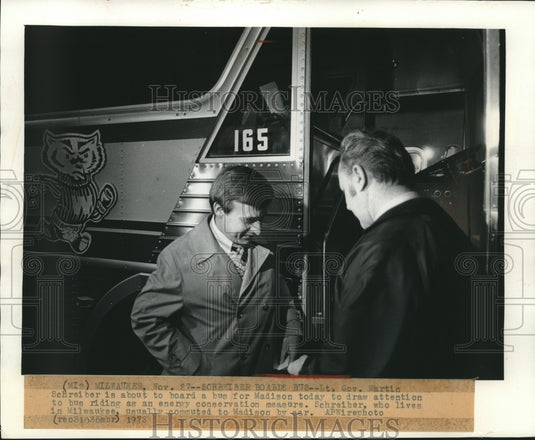 1973 Press Photo Wisconsin Governor Martin Schreiber - mjc21359-Historic Images