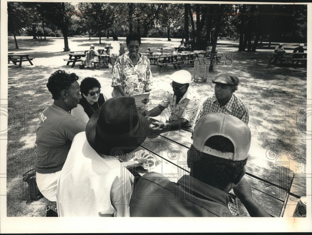 1988, Participants &amp; counselors in the Seniors in Community Service - Historic Images