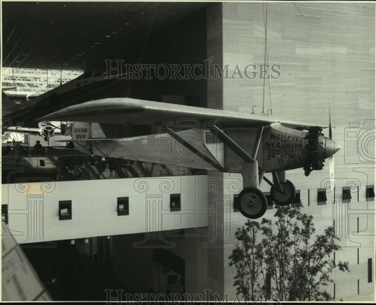 1989 Press Photo Charles Lindbergh Spirit Of Saint Louis, Smithsonian Institute - Historic Images