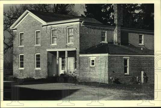 1987 Press Photo Home At Trimborn Farm Park in Milwaukee County, Wisconsin - Historic Images