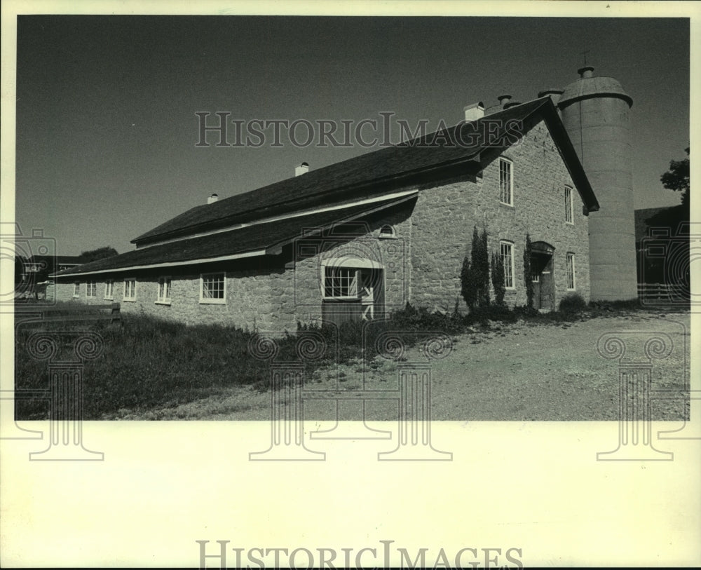 1985, Stone Barn On Trimborn Farm In Greendale, Wisconsin - mjc21747 - Historic Images