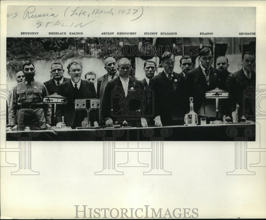 1937 Press Photo Russian government officials - mjc21796 - Historic Images