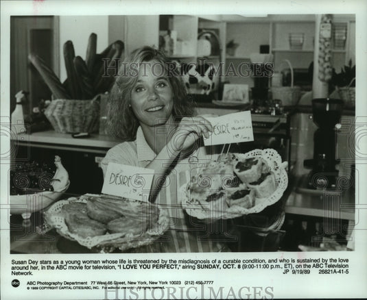 1989 Press Photo Susan Dey in ABC movie I Love You Perfect - mjc21878 - Historic Images