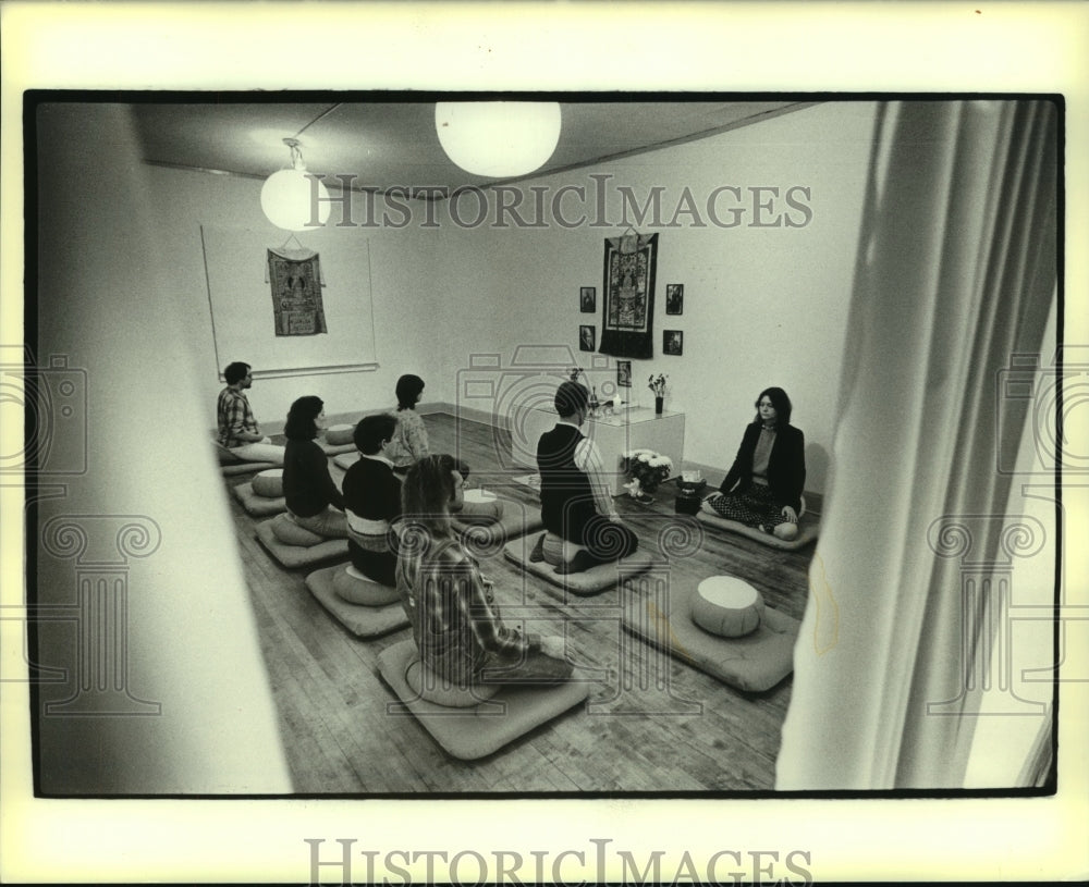 1980, North Avenue Dharma Study Group, Milwaukee, Wisconsin - Historic Images