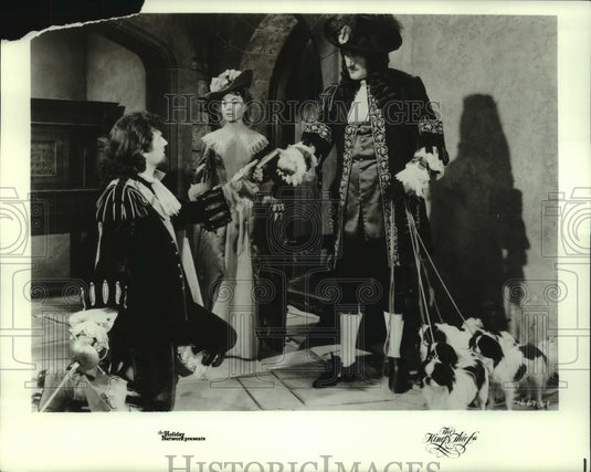 1985 Press Photo Ann Blyth & others in "The King's Thief" - mjc21947 - Historic Images
