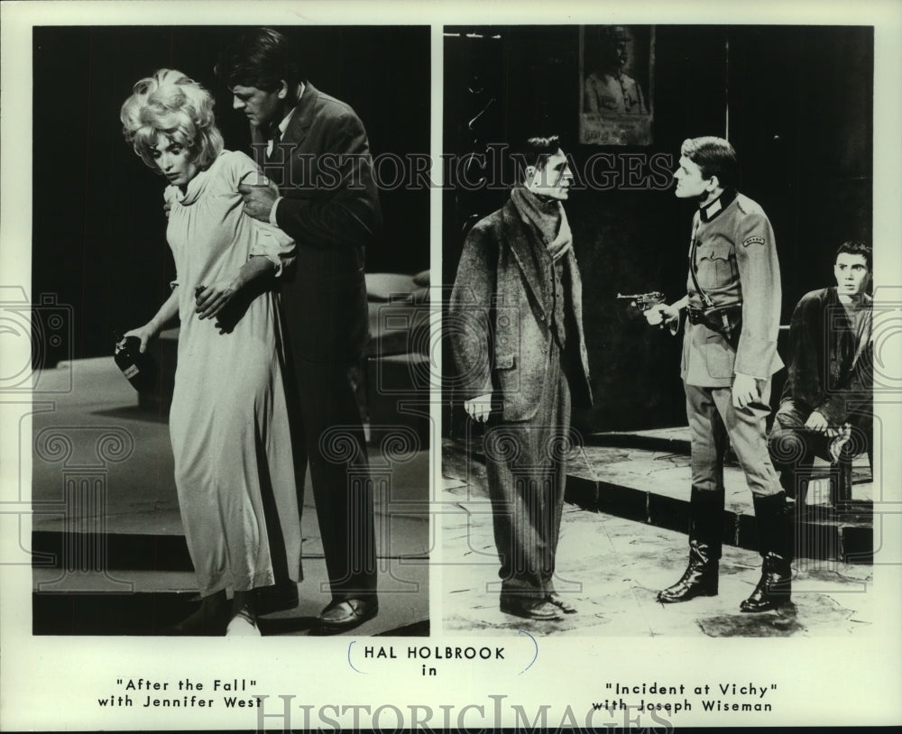 1967 Press Photo Hal Holbrook in After the Fall & Incident at Vichy - mjc22015 - Historic Images