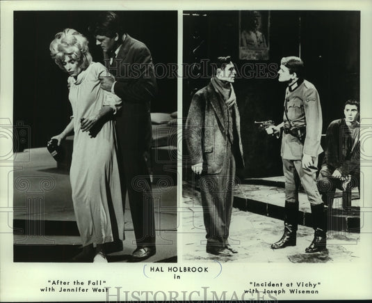 1967 Press Photo Hal Holbrook in After the Fall & Incident at Vichy - mjc22015 - Historic Images