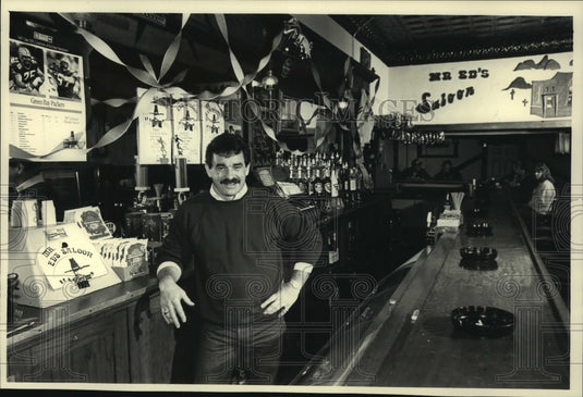 1988, Allen (Ed) Thompson Governor Thompson's Brother, Wisconsin - Historic Images