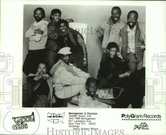 1986 Press Photo Kool & Gang band in New York - mjc22091 - Historic Images