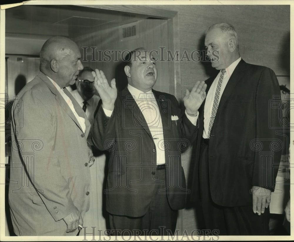 1964 Press Photo Art Ehrmann, James Braddock, and Tony Galento in Colorado - Historic Images