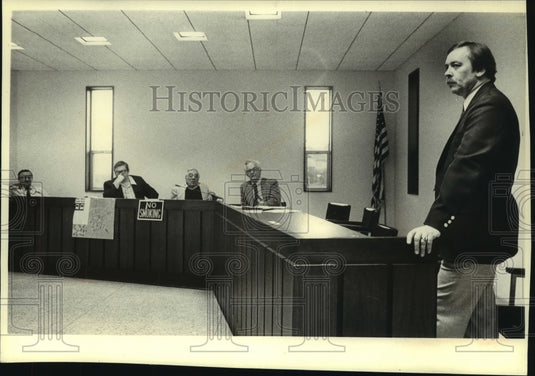 1981 Waukesha, WI Police Chief Tom Stigler - Historic Images