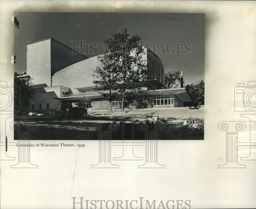 1939 Press Photo University of Wisconsin-Madison&#39;s Memorial Union and Theater - Historic Images
