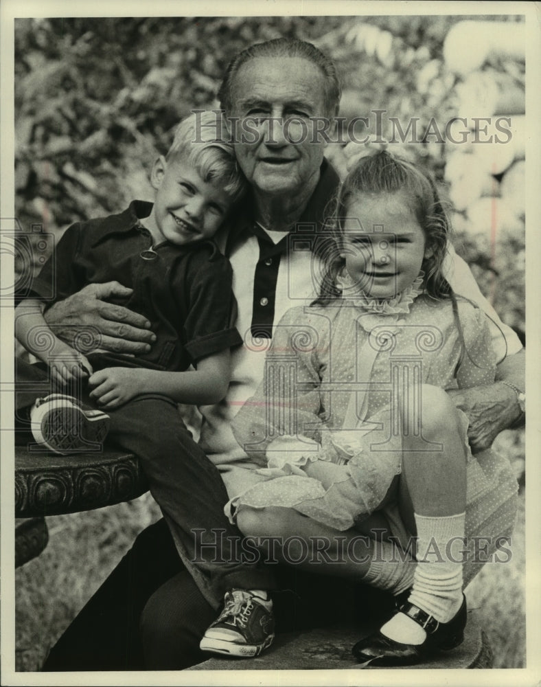 1978 Strom Thurmond and his children, Strom Jr. and Nancy Moore - Historic Images