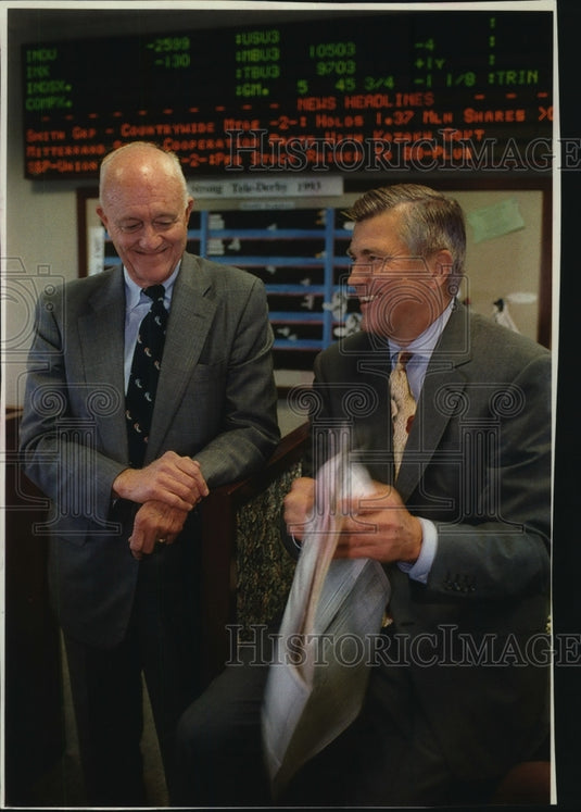 1993, William H. Reaves and Richard S. Strong in Menomonee Falls - Historic Images