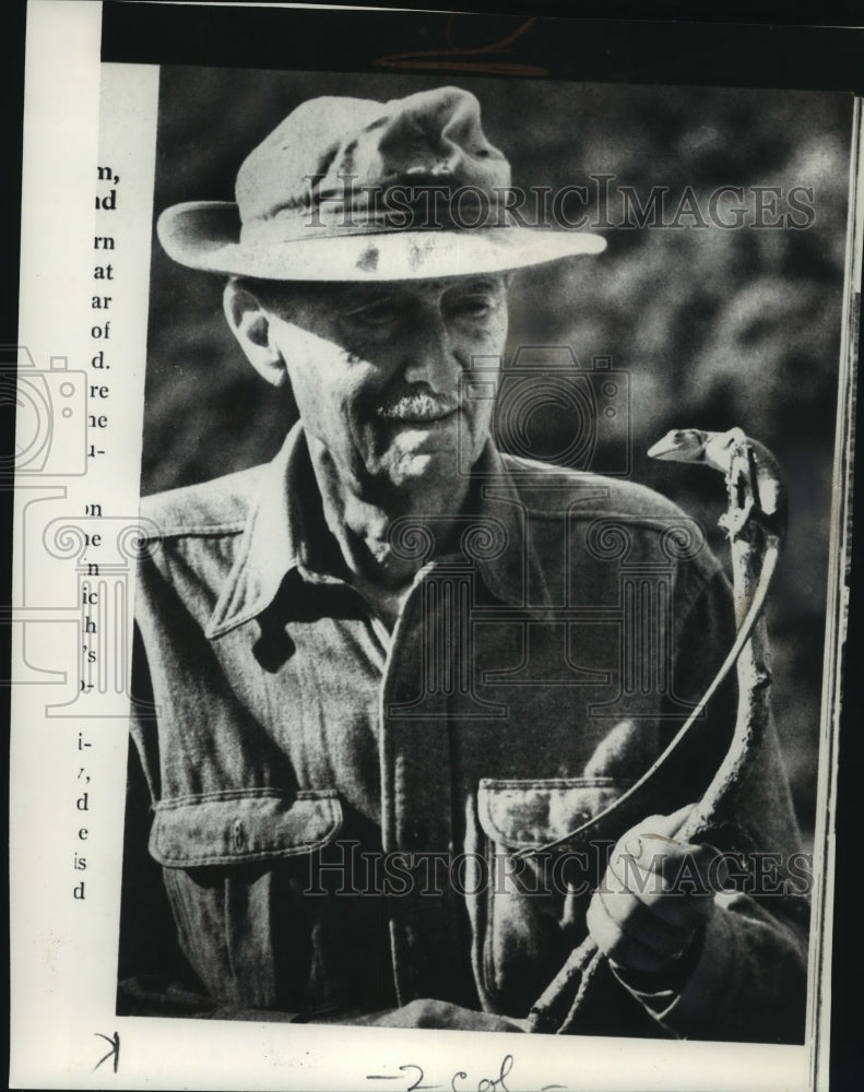 1975, William Beebe, American Biologist, explorer &amp; writer - Historic Images