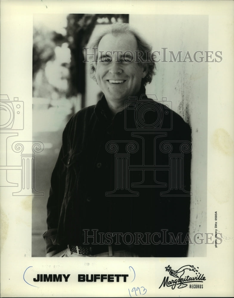 1993 Press Photo Veteran Rocker Jimmy Buffett - mjc22651 - Historic Images