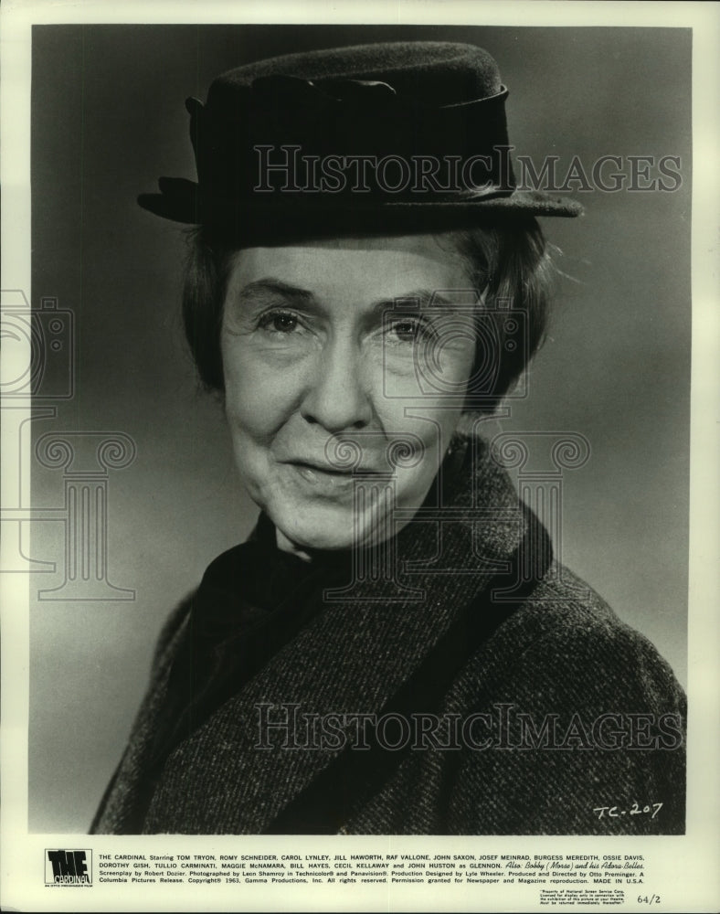 1964 Press Photo &quot;The Cardinal&quot; staring Dorothy Gish. - mjc22715 - Historic Images
