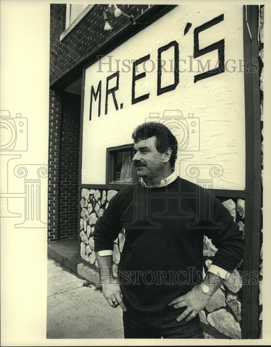 1987 Press Photo Wisconsin's Allen "Ed" Thompson, brother of Gov. Tommy Thompson - Historic Images