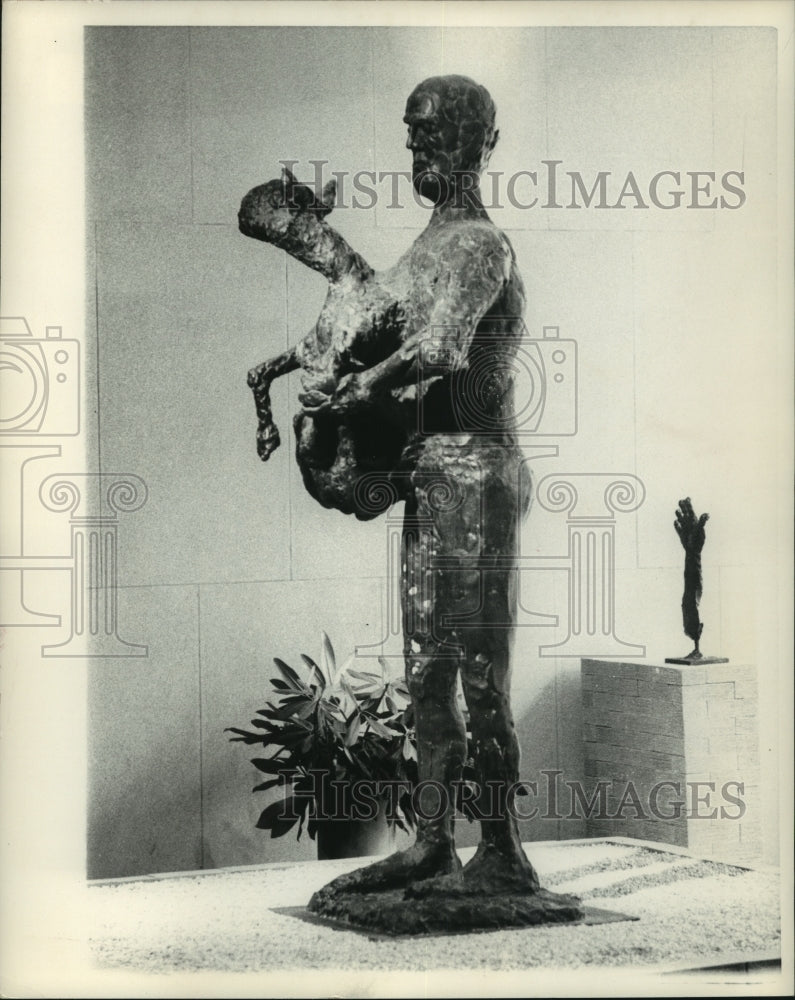1968 Press Photo Sculpture by Pablo Picasso - Historic Images