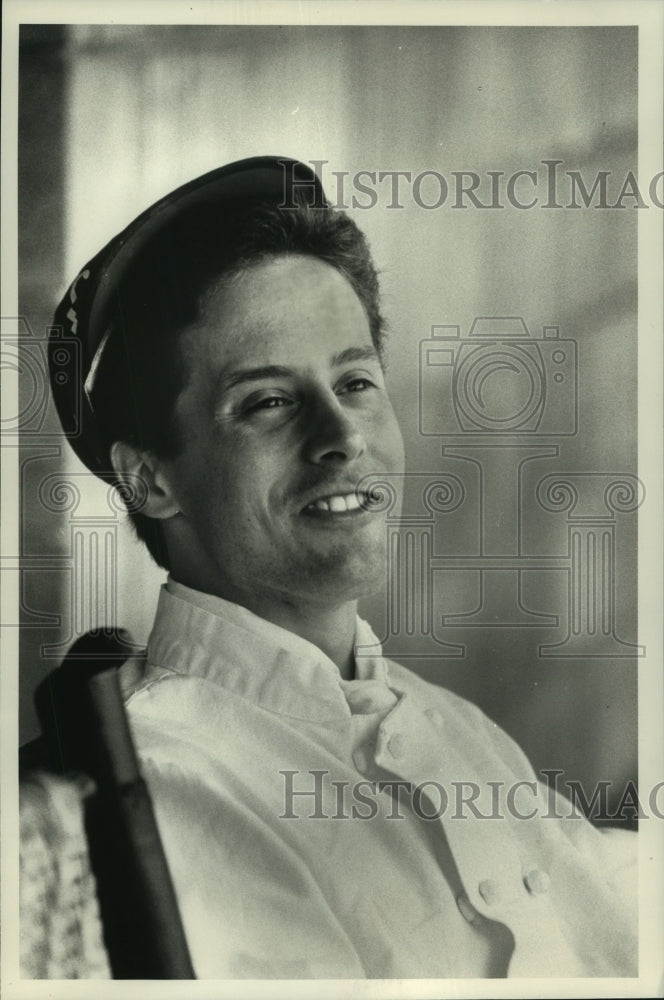 1991 Press Photo Alan Stewart, Summer Camp Cook - mjc22828 - Historic Images