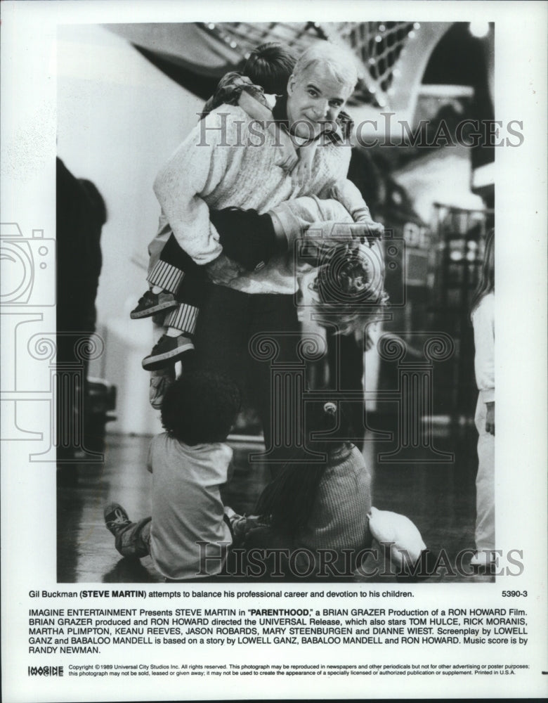1989 Press Photo Actor/Comedian Steve Martin in the Film &quot;Parenthood&quot; - Historic Images