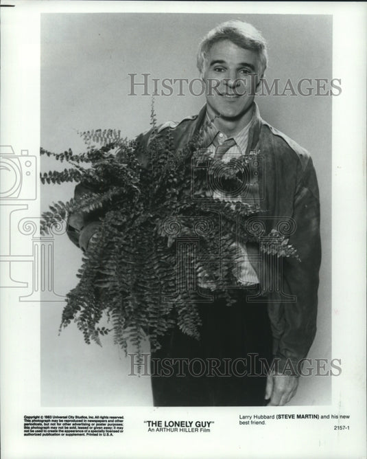 1983 Actor/Comedian Steve Martin in the Film "The Lonely Guy" - Historic Images
