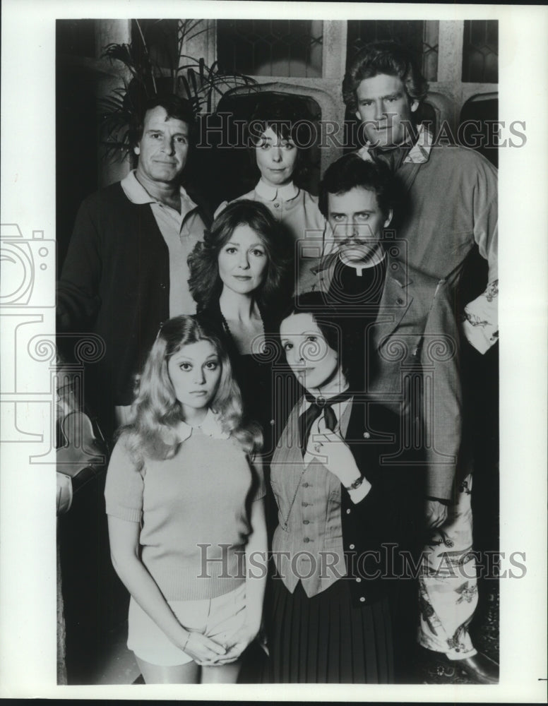 1979 Press Photo Shelly Fabares, other stars of Highcliffe Manor television show - Historic Images