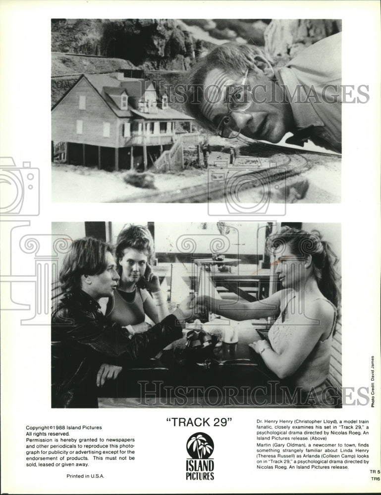 1988 Christopher Lloyd in scenes from &quot;Track 29&quot; - Historic Images