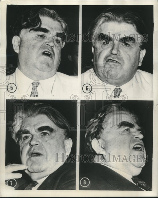 1939 4 photos of John L. Lewis President United Mine Workers - Historic Images