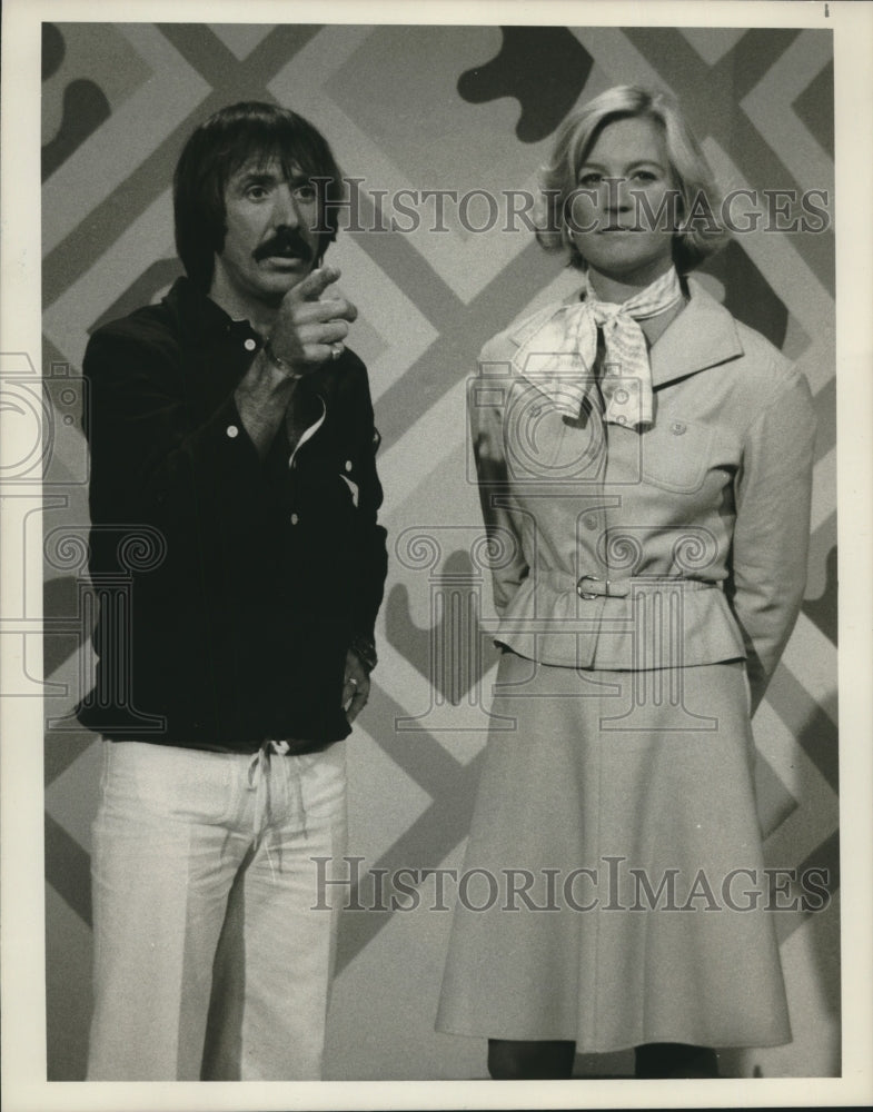 1978, Susan Ford appears on &quot;Laugh-In&quot; with Sonny Bono - mjc23470 - Historic Images