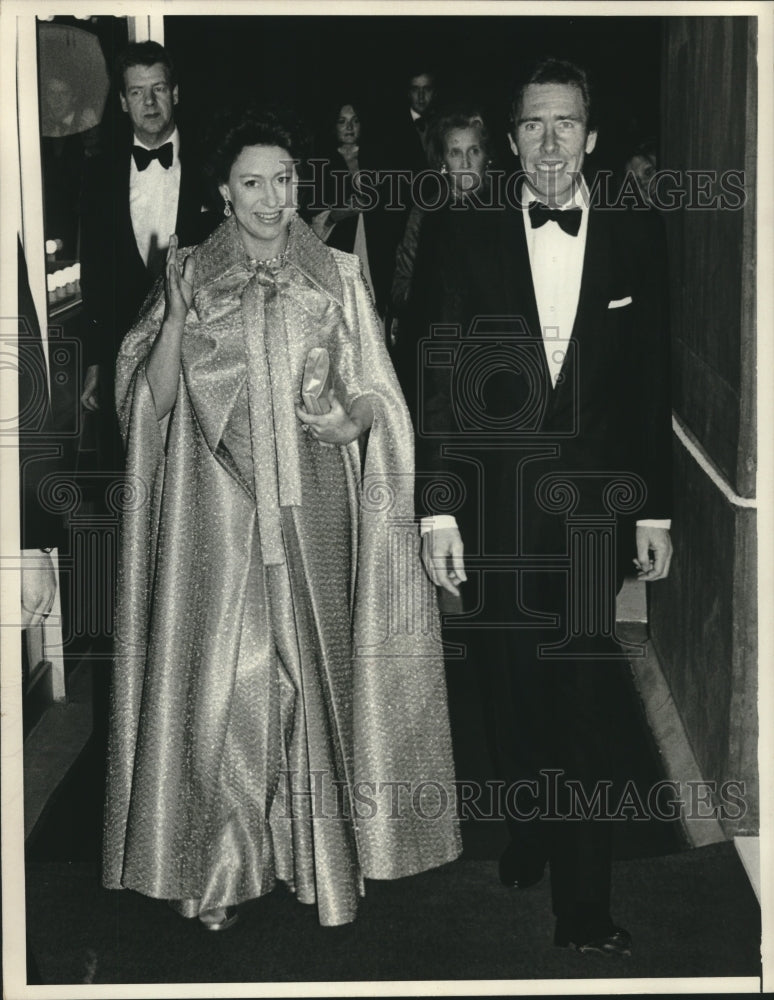 1975, Princess Margaret with husband Lord Snowdon in London, England - Historic Images
