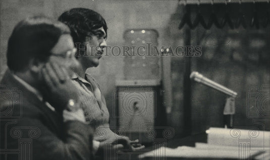 1983, Charles Vance in court for sentencing - mjc23795 - Historic Images