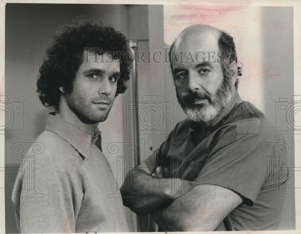 1979 Gregory Harrison, Pernell Roberts co-star &quot;Trapper John M.D.&quot; - Historic Images
