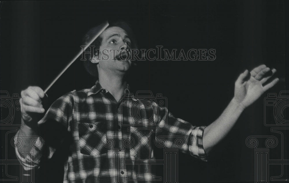 Press Photo Scott Stewart director of Wisconsin Conservatory Children's Chorus - Historic Images