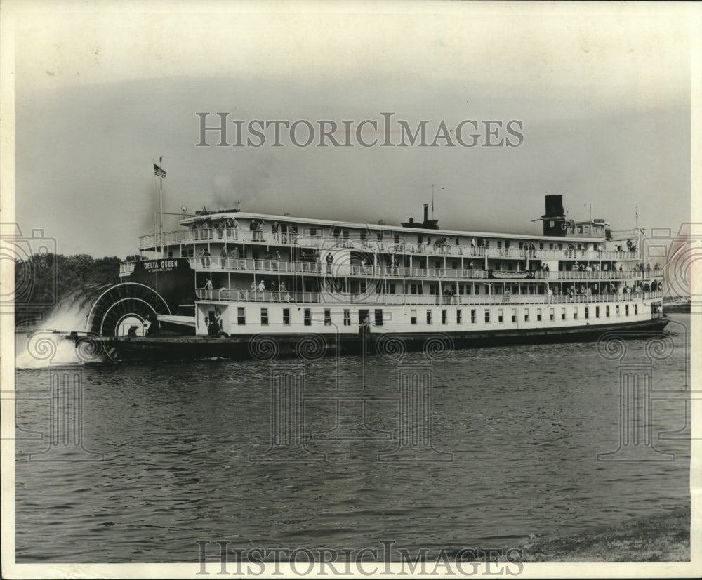 1964 Press Photo The Delta Queen is the only one of her kind in existence - Historic Images