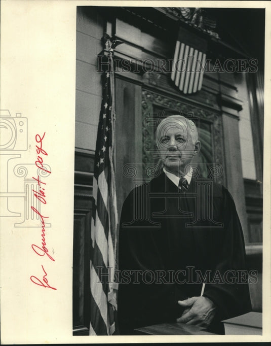 1985, Christ T. Seraphim, Milwaukee County Circuit judge - mjc24339 - Historic Images