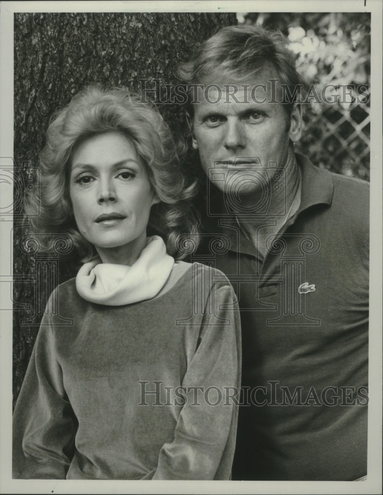 1978 Press Photo Sandra Dee &amp; Tab Hunter in &quot;Blind Terror&quot; on &quot;Police Woman&quot; - Historic Images