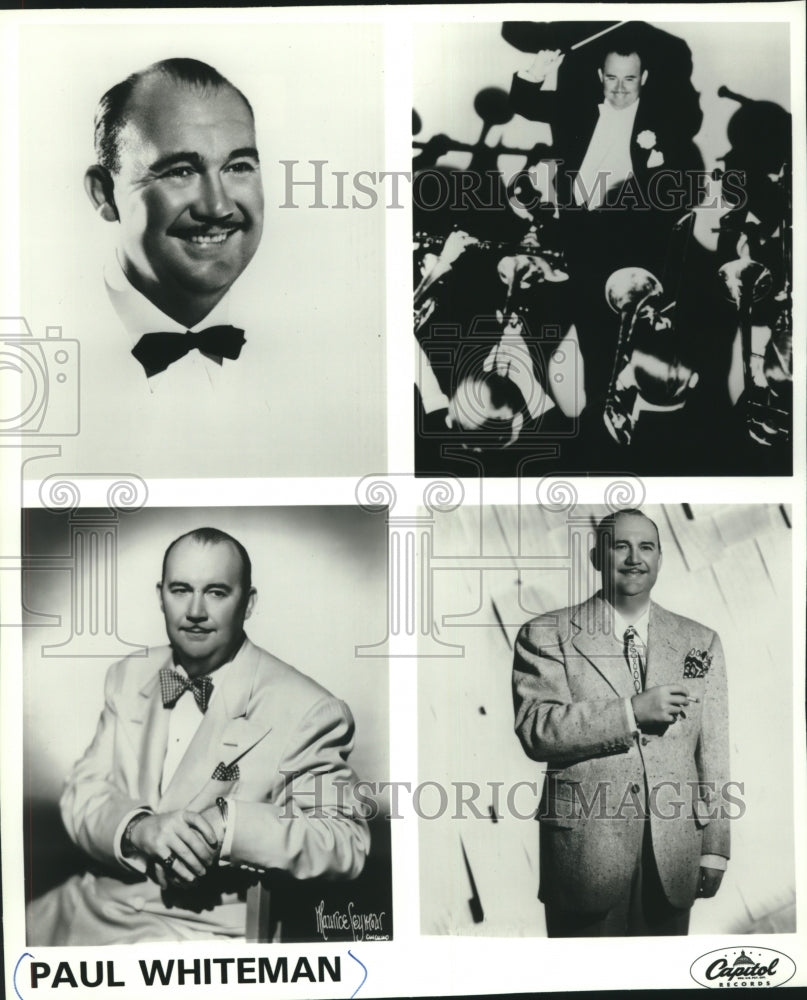 Press Photo American orchestra director, Paul Whiteman - mjc24495 - Historic Images