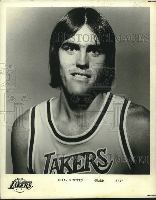 1978 Brian Winters, Guard, 6'4" Basketball, Los Angeles Lakers - Historic Images