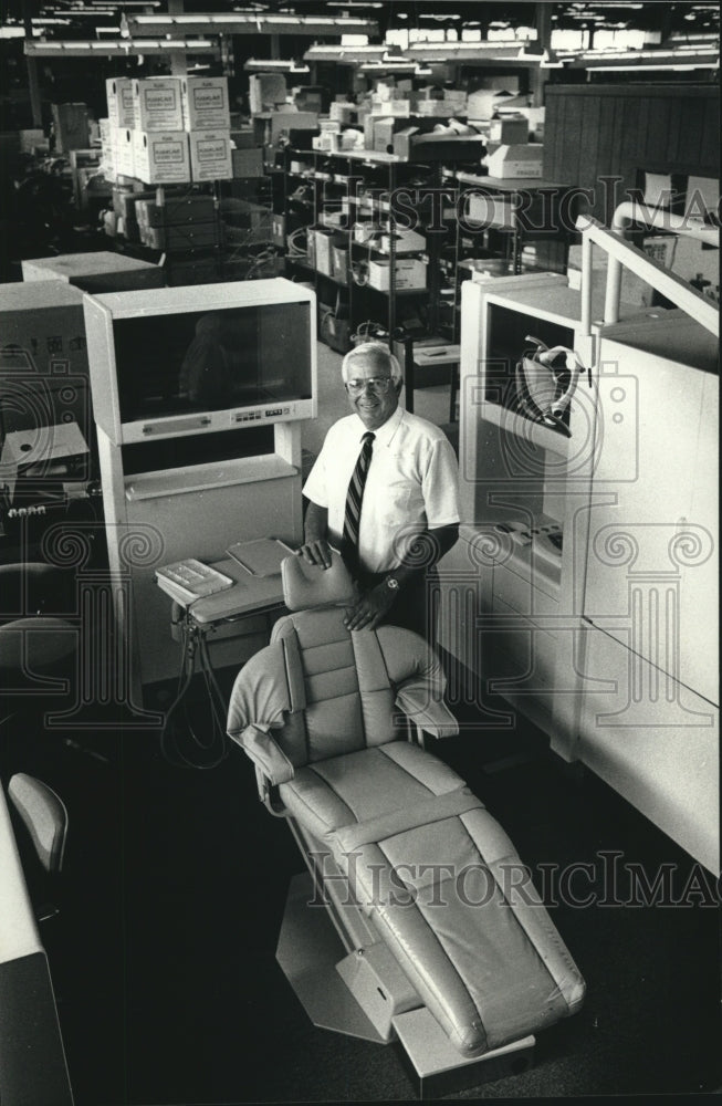 1989, Bob Sullivan, president of Sullivan Dental Products, West Allis - Historic Images